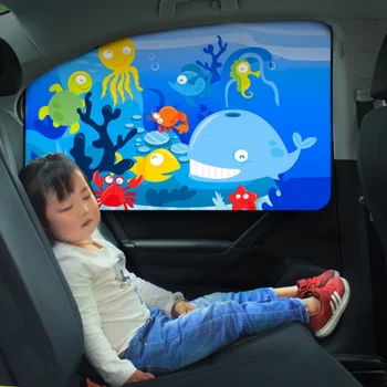 Whale Cartoon Pattern Car Window Sunshades Protect Baby From Sun Glare UV Rays Rear Window Shades Car Curtain
Whale Cartoon Pattern Car Window Sunshades Protect Baby From Sun Glare UV Rays Rear Window Shades Car Curtain