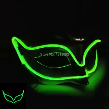 2019 New style Hot sales Lemon green Fox LED mask Novelty Lighting EL Mask as Party Christmas Halloween holiday Decoration
2019 New style Hot sales Lemon green Fox LED mask Novelty Lighting EL Mask as Party Christmas Halloween holiday Decoration