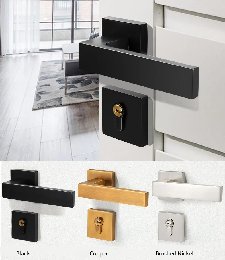 Premintehdw Square Matt Black Copper Nickel Brush Mortise Interior Door Rosette Lock Set Thumb turn
Premintehdw Square Matt Black Copper Nickel Brush Mortise Interior Door Rosette Lock Set Thumb turn