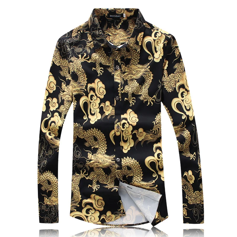 Creative yellow dragon pattern 3d print boutique long sleeve shirt Spring 2019 New quality cotton fashion luxury men shirt M-5XL
Creative yellow dragon pattern 3d print boutique long sleeve shirt Spring 2019 New quality cotton fashion luxury men shirt M-5XL