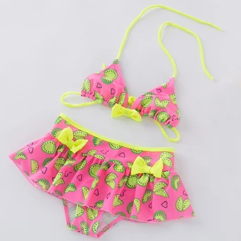 Girl Two Piece Bikini 2020 New Children Fruit Printing Swimsuit Girls Bathing Suits Kids Beachwear Children Bikini Set Costumes
Girl Two Piece Bikini 2020 New Children Fruit Printing Swimsuit Girls Bathing Suits Kids Beachwear Children Bikini Set Costumes