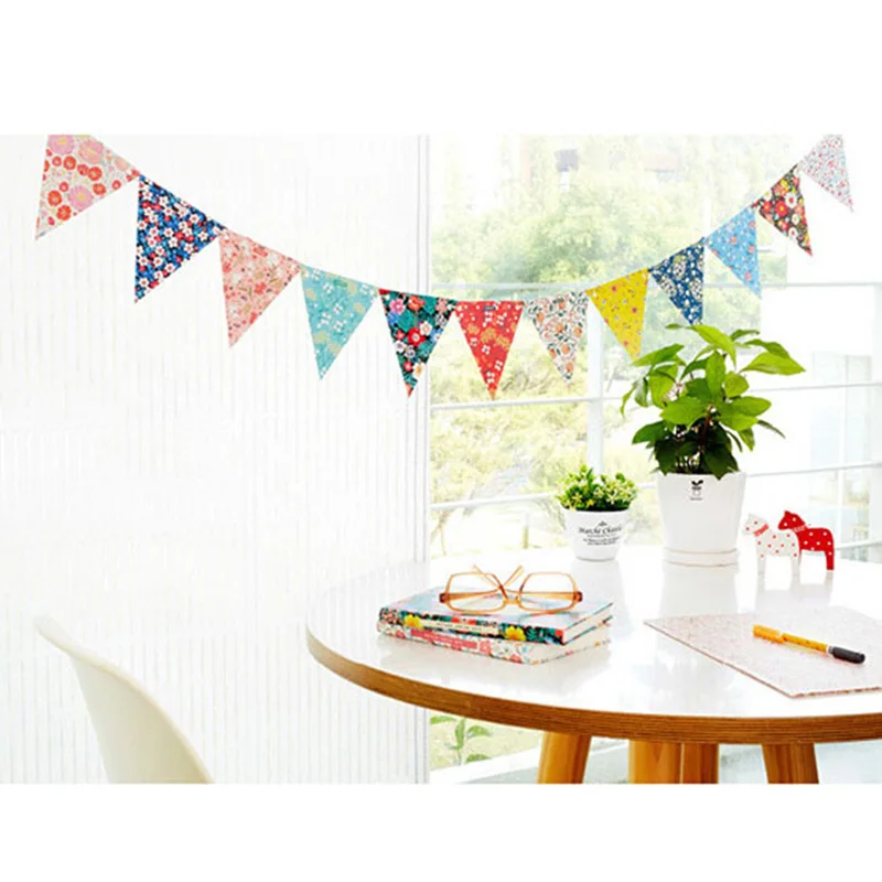 12Flags/set 2m Mulcolor Flower Theme Paper Bunting Pennant Flags Banner Garland Wedding Birthday Baby Show Outdoor Party Decor
12Flags/set 2m Mulcolor Flower Theme Paper Bunting Pennant Flags Banner Garland Wedding Birthday Baby Show Outdoor Party Decor