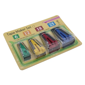 4 size for 6mm 12mm 18mm 25mm Fabric Bias Tape Makers Domestic Machine Sewing Quilting Tools
4 size for 6mm 12mm 18mm 25mm Fabric Bias Tape Makers Domestic Machine Sewing Quilting Tools
