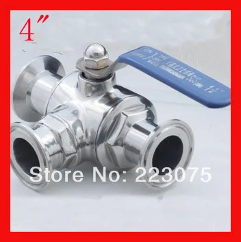 New arrival 4" SS304 Stainless steel T/L port three way clamp Manual quick install ball valve Tube Fitting Homebrewing & Beer
New arrival 4" SS304 Stainless steel T/L port three way clamp Manual quick install ball valve Tube Fitting Homebrewing & Beer