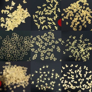 100Pcs/Lot Gold Metal Nail Decals Ultra-thin Flakes Nail Bling Rhinestone Cute 3D Nail Art Decorations Charm Nail Art Rivets
100Pcs/Lot Gold Metal Nail Decals Ultra-thin Flakes Nail Bling Rhinestone Cute 3D Nail Art Decorations Charm Nail Art Rivets