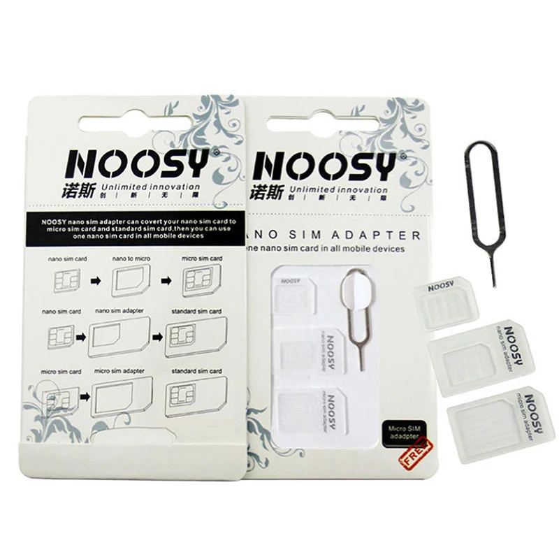 Micro Nano SIM Adapter for Apple iPhone 7 6s 5s 4s Samsung Mobile Phone Android Tablet Phablet 4-IN-1 Standard SIM Converter Kit
Micro Nano SIM Adapter for Apple iPhone 7 6s 5s 4s Samsung Mobile Phone Android Tablet Phablet 4-IN-1 Standard SIM Converter Kit