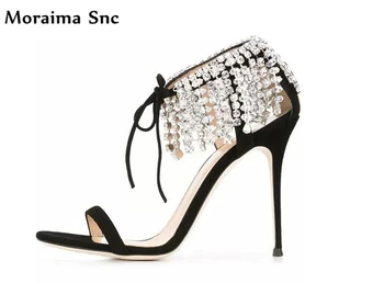 Moraima Snc hot sales 2018 crystal fringes decoration vintage velvet butterfly-knot peep toe sexy high heels female shoes
Moraima Snc hot sales 2018 crystal fringes decoration vintage velvet butterfly-knot peep toe sexy high heels female shoes