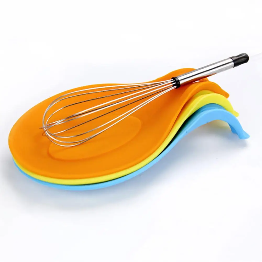 1 Pcs Multipurpose Silicone Spoon Rest Heat Resistant Kitchen Utensil Spatula Mixer Pad Mat Holder Kitchen Tool
1 Pcs Multipurpose Silicone Spoon Rest Heat Resistant Kitchen Utensil Spatula Mixer Pad Mat Holder Kitchen Tool
