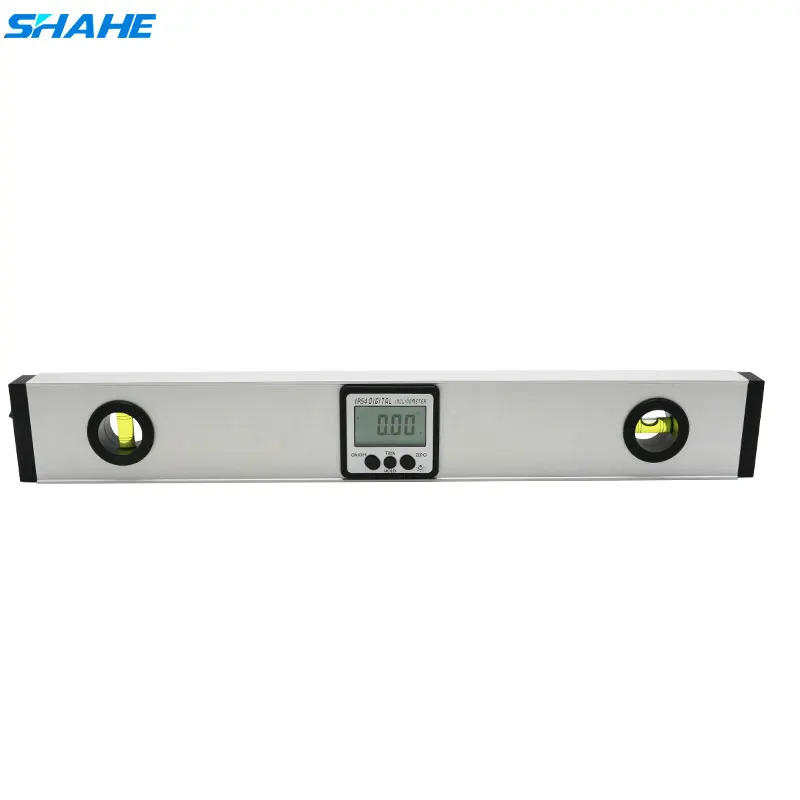 Shahe 400 mm Aluminum Alloy Digital Spirit Level With Backlight 360 Degree Range Protractor Ruler With Horizonal Bubble Magnets
Shahe 400 mm Aluminum Alloy Digital Spirit Level With Backlight 360 Degree Range Protractor Ruler With Horizonal Bubble Magnets