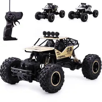 RC Car 1/16 Scale Remote Control Toys 4 Wheel Drive Rock Crawler RC Car Remote Control Toys for Children
RC Car 1/16 Scale Remote Control Toys 4 Wheel Drive Rock Crawler RC Car Remote Control Toys for Children