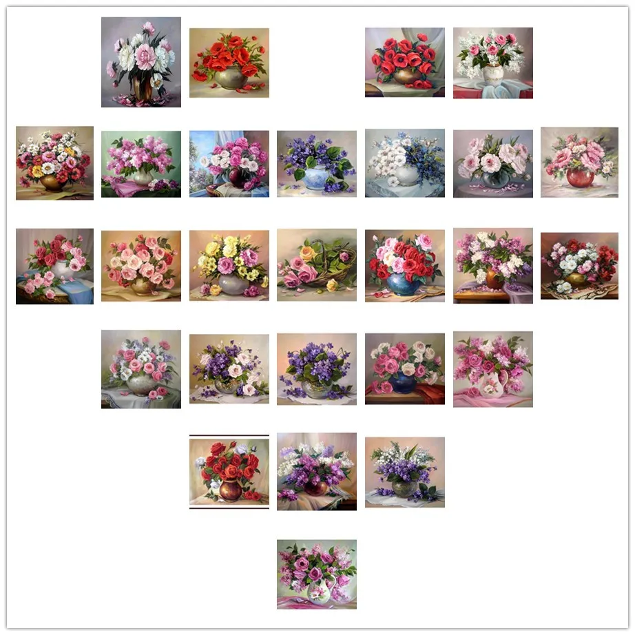 5D DIY Diamond Painting Flowers Of Basket Cross Stitch Kits Diamond Embroidery Lilac Rose Mosaic Oil Painting Home Decoration
5D DIY Diamond Painting Flowers Of Basket Cross Stitch Kits Diamond Embroidery Lilac Rose Mosaic Oil Painting Home Decoration