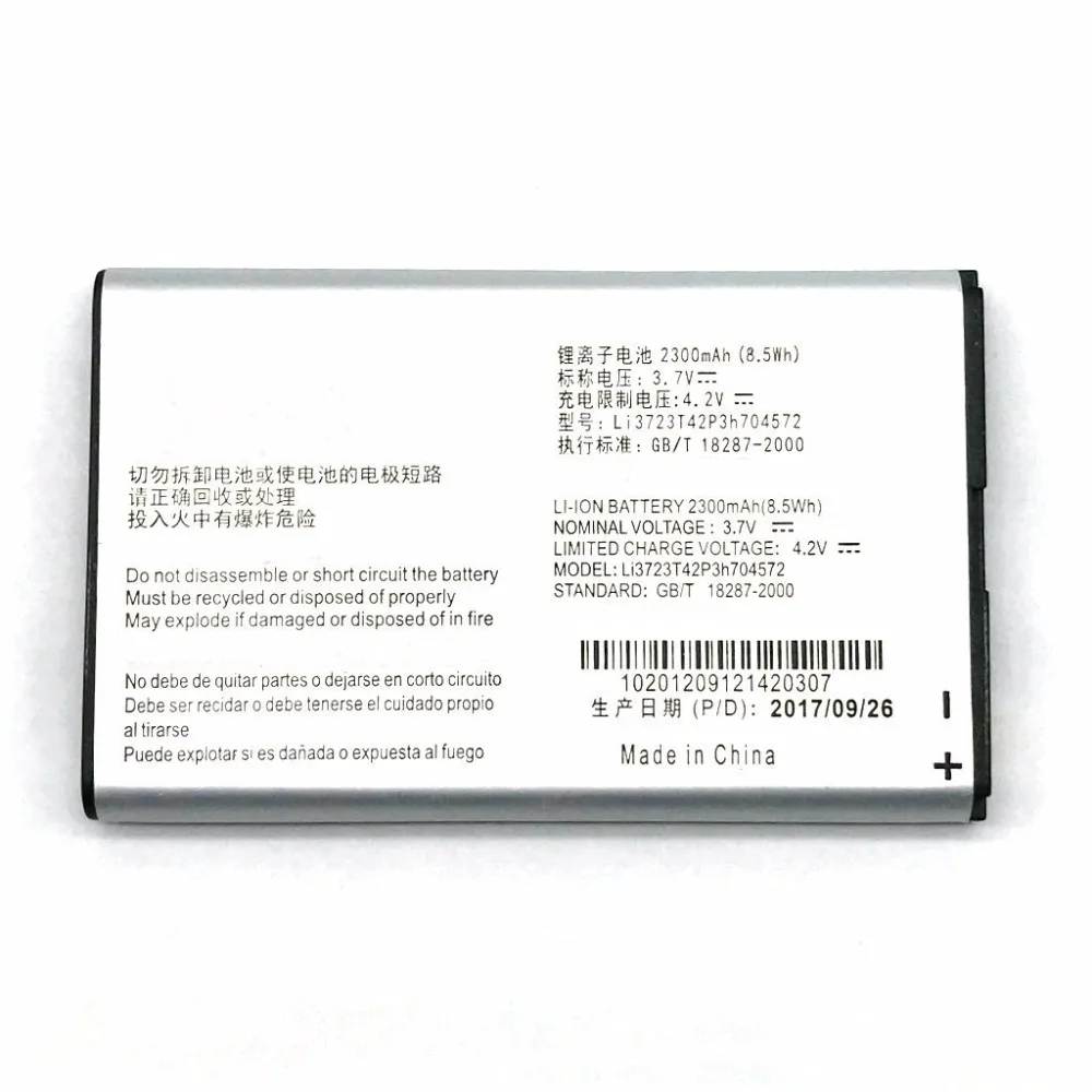 New 2300mAh Li3723T42P3h704572 Battery for ZTE MF91 MF90M MF90 4G WIFI Router Modem + Track Code
New 2300mAh Li3723T42P3h704572 Battery for ZTE MF91 MF90M MF90 4G WIFI Router Modem + Track Code
