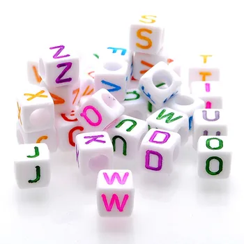 3100pcs Neon Colors Cube Letter Beads 6*6MM Cube White with colorful Alphabet Letters Single A-Z Printing Bracelet Square Beads
3100pcs Neon Colors Cube Letter Beads 6*6MM Cube White with colorful Alphabet Letters Single A-Z Printing Bracelet Square Beads