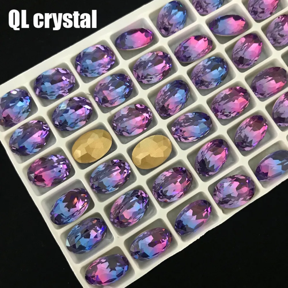high quality 10x14mm K9 Oval Tourmaline Crystal Pointback Fancy Stone for DIY garment bags shoes Jewelry accessory
high quality 10x14mm K9 Oval Tourmaline Crystal Pointback Fancy Stone for DIY garment bags shoes Jewelry accessory
