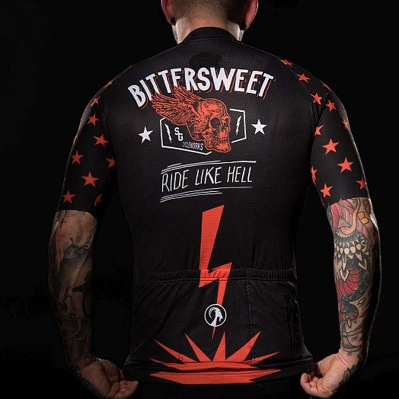 Stolen Goat bittfrsweet short sleeve cycling jersey Summer Ride like hell clothing tops Men breathable sport wear MTB fitesshir
Stolen Goat bittfrsweet short sleeve cycling jersey Summer Ride like hell clothing tops Men breathable sport wear MTB fitesshir