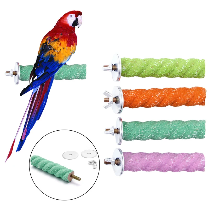 Colorful Wooden Pet Bird Cage 2*8 Paw Grinding Parrot Parakeet Perch Stand Platform Bird Toy Supplies
Colorful Wooden Pet Bird Cage 2*8 Paw Grinding Parrot Parakeet Perch Stand Platform Bird Toy Supplies