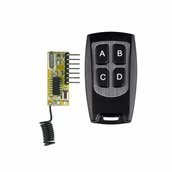 DC5V 4CH ASK Super-heterodyne RF Transmitter and Receiver Module 315mhz/433.92mhz Smartphone Android Receiver Board
DC5V 4CH ASK Super-heterodyne RF Transmitter and Receiver Module 315mhz/433.92mhz Smartphone Android Receiver Board
