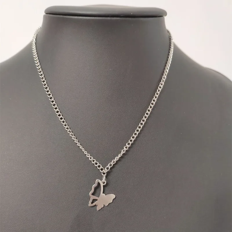 Women Jewelry 100% Anti-rust Stainless Steel Butterfly Charm Pendant Necklace Brand New Chain Necklace Friendship Gifts
Women Jewelry 100% Anti-rust Stainless Steel Butterfly Charm Pendant Necklace Brand New Chain Necklace Friendship Gifts