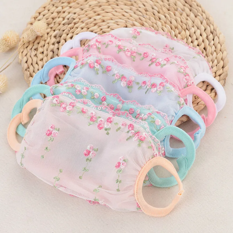 Women's Floral Print Sunscreen Imitation Silk Mask Lady's PM 2.5 Breathable Embroidery Cotton Lining Lace Mouth Muffle Lace Mask
Women's Floral Print Sunscreen Imitation Silk Mask Lady's PM 2.5 Breathable Embroidery Cotton Lining Lace Mouth Muffle Lace Mask