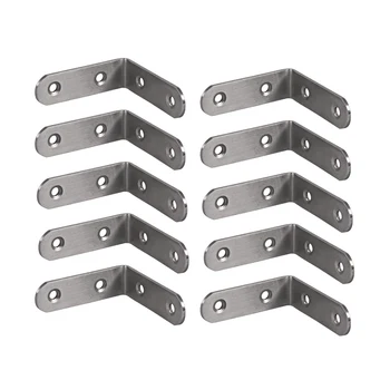 Stainless Steel Corner Brace 63 x 63 x 19mm L-Shaped Brackets Right Angle Brace Brackets Fastener 8 Pieces with 32 Screws
Stainless Steel Corner Brace 63 x 63 x 19mm L-Shaped Brackets Right Angle Brace Brackets Fastener 8 Pieces with 32 Screws