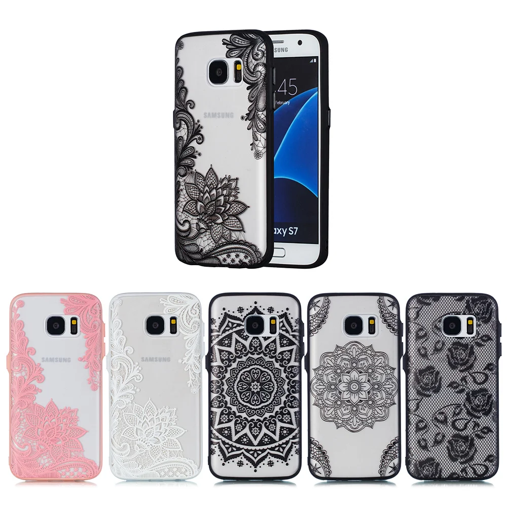 Case For Samsung Galaxy S7 Case Silicone Cover Mandala Lace Flower Fundas Case On For Samsung S7 Pink Printing Phone Cases Coque
Case For Samsung Galaxy S7 Case Silicone Cover Mandala Lace Flower Fundas Case On For Samsung S7 Pink Printing Phone Cases Coque