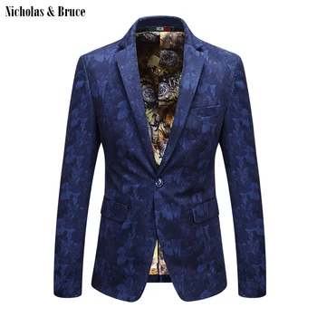 N&B Floral Blazer Men Jacket Suit Man Blazer Slim Fit Suit Coat Men Casual Cotton Wedding Suit Jackets Mens Business Coats SR8
N&B Floral Blazer Men Jacket Suit Man Blazer Slim Fit Suit Coat Men Casual Cotton Wedding Suit Jackets Mens Business Coats SR8