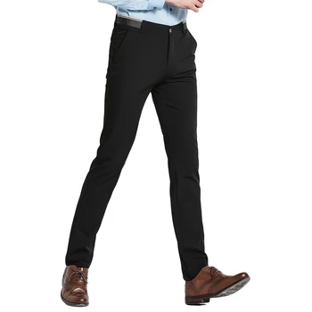 Men's Suit Pants Four seasons Pencil pants Stretch suit trousers Black Big Size Slim Mens Formal Pants Non Ironing Gent Life
Men's Suit Pants Four seasons Pencil pants Stretch suit trousers Black Big Size Slim Mens Formal Pants Non Ironing Gent Life