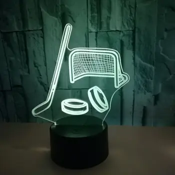 Ice Hockey Stick 3d Lamp Touch Switch Remote Control 3d Led Night Light Luminaria De Mesa Usb Desk Table Lamp Home Decor
Ice Hockey Stick 3d Lamp Touch Switch Remote Control 3d Led Night Light Luminaria De Mesa Usb Desk Table Lamp Home Decor