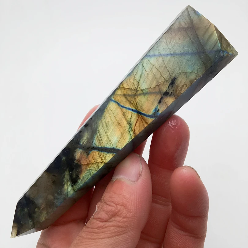 13.6cm natural stones and minerals labradorite wand point healing home decoration accessories
13.6cm natural stones and minerals labradorite wand point healing home decoration accessories