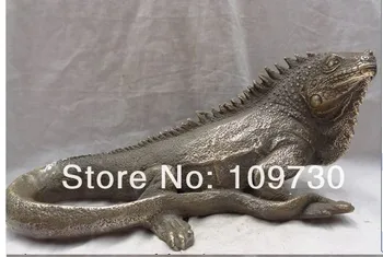 00691 14" China Bronze Animals Lizard Cabrite Sculpture Cayman Crocodile Statue
00691 14" China Bronze Animals Lizard Cabrite Sculpture Cayman Crocodile Statue