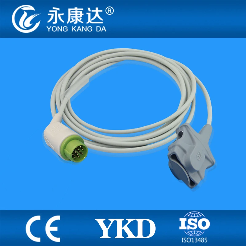 Bruker adult soft tip spo2 sensor,length 3 meter/12pin spo2 probe,medical TPU cable
Bruker adult soft tip spo2 sensor,length 3 meter/12pin spo2 probe,medical TPU cable