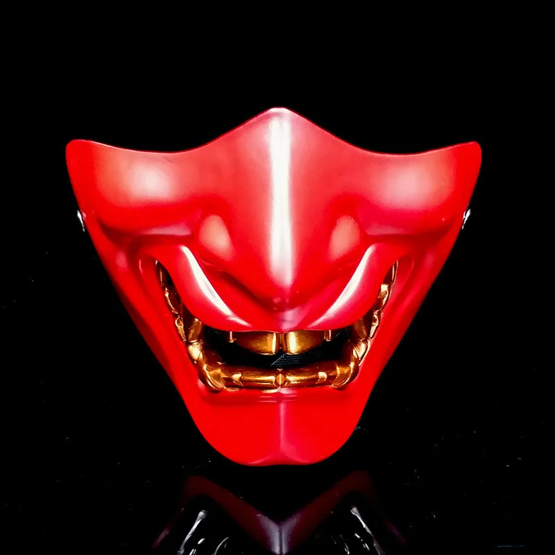 Halloween Prajna Mask Half Face Japanese Adult cos Ghost Face Devil Japanese Terror Tactical Mask
Halloween Prajna Mask Half Face Japanese Adult cos Ghost Face Devil Japanese Terror Tactical Mask