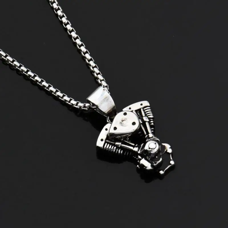 Hip Hop Personalized Engine Motorcycle Chain Biker Punk Gothic Necklace For Men Vintage Stainless Steel Chain 70cm
Hip Hop Personalized Engine Motorcycle Chain Biker Punk Gothic Necklace For Men Vintage Stainless Steel Chain 70cm