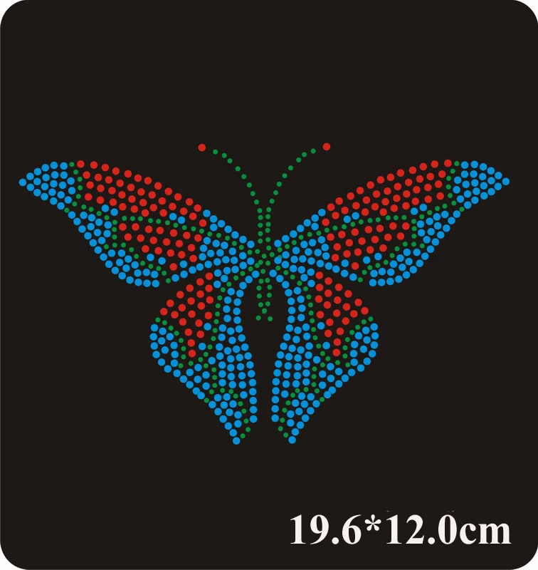 2pc/lot Colorful butterfly hot fix rhinestone for embellishment fixing rhinestones hot fix rhinestone transfer motifs transfer
2pc/lot Colorful butterfly hot fix rhinestone for embellishment fixing rhinestones hot fix rhinestone transfer motifs transfer