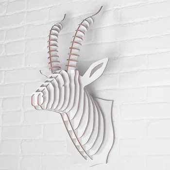 Wood Animal Head Wooden Antelope Head Wall Hangings Home Furniture Decoration For Art Home Wall Ornamentation IW-WD010 
Wood Animal Head Wooden Antelope Head Wall Hangings Home Furniture Decoration For Art Home Wall Ornamentation IW-WD010