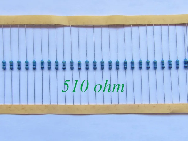 100pcs 1/4W Metal Film Resistor 510 ohm 510R 1% Tolerance Precision RoHS Lead Free In Stock
100pcs 1/4W Metal Film Resistor 510 ohm 510R 1% Tolerance Precision RoHS Lead Free In Stock