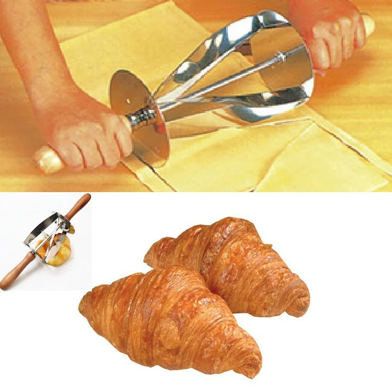 Newcomdigi Wooden Handle Stainless Steel Rolling Dough Cutter Bread Kitchen Tools
Newcomdigi Wooden Handle Stainless Steel Rolling Dough Cutter Bread Kitchen Tools