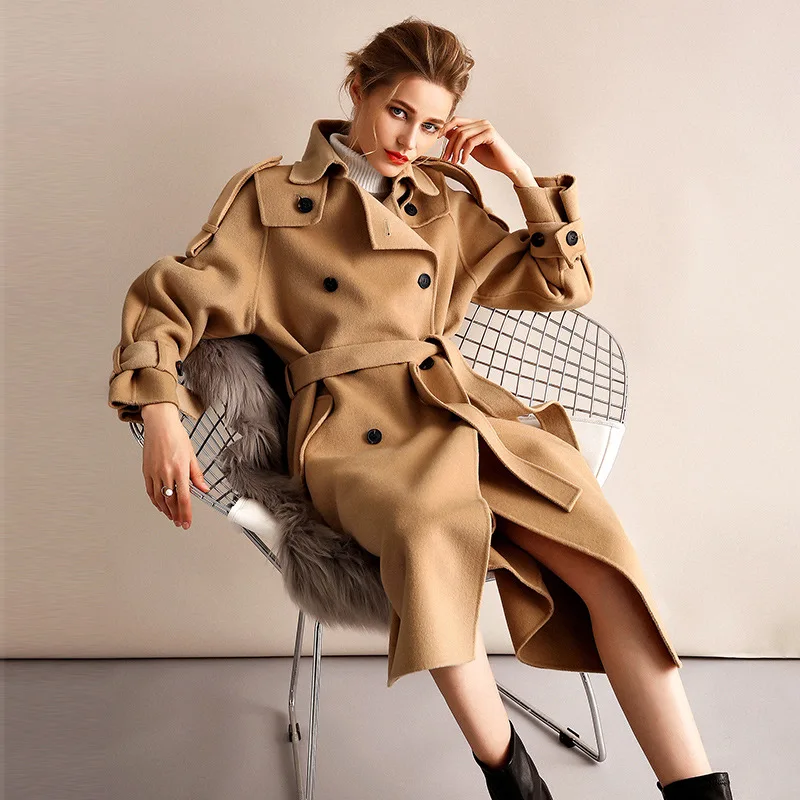 Europe Korean Fashion 2018 Autumn Winter High End Double Sided Wool Cashmere Women Long Coat Jacket Plus Size Female Overcoat
Europe Korean Fashion 2018 Autumn Winter High End Double Sided Wool Cashmere Women Long Coat Jacket Plus Size Female Overcoat