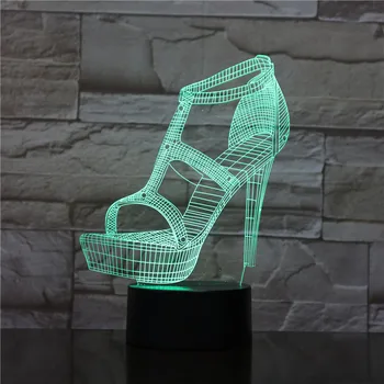 3D Led Night Light Atmosphere Table Lamp Bedside Gf Girlfriend Birthday Gifts Lampara Decorative Lights Women's High Heels Shoes
3D Led Night Light Atmosphere Table Lamp Bedside Gf Girlfriend Birthday Gifts Lampara Decorative Lights Women's High Heels Shoes