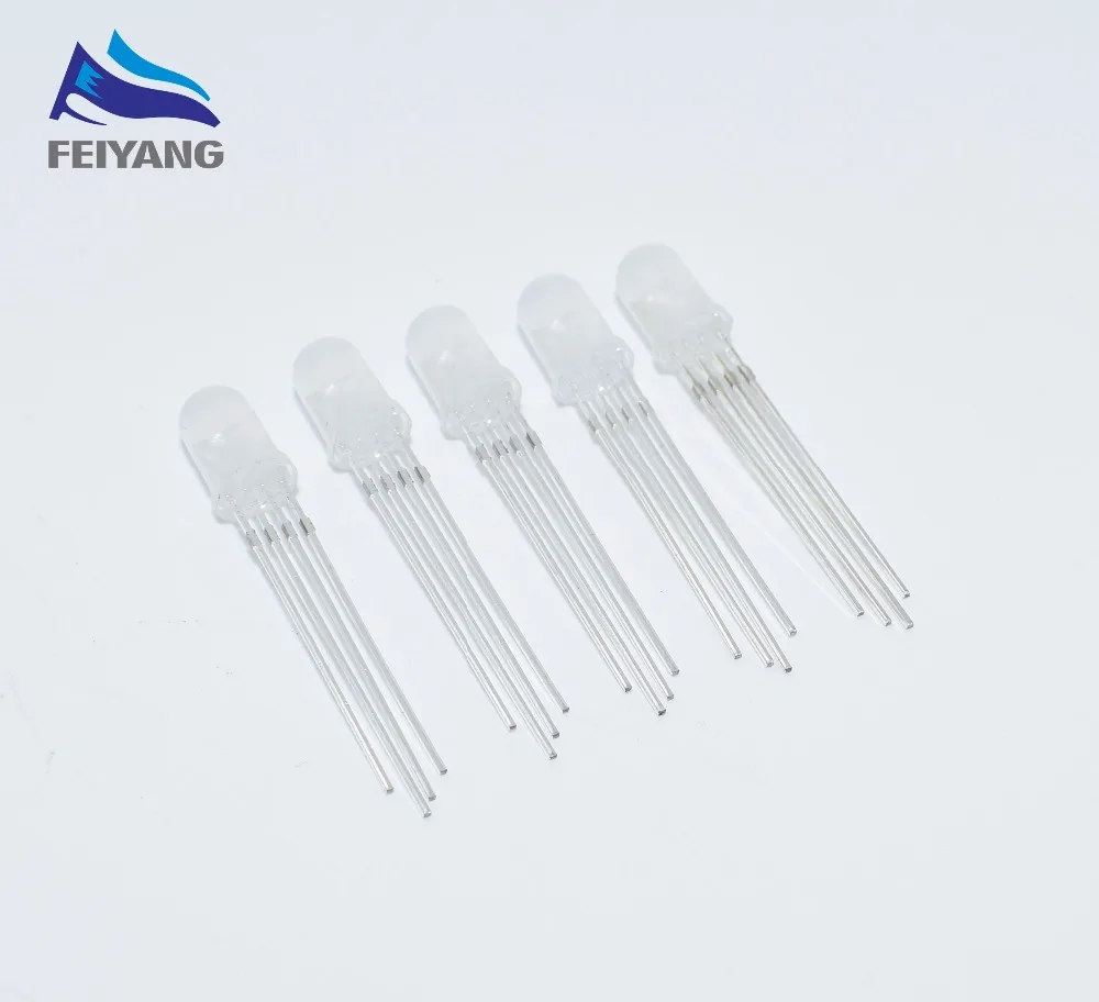 10pcs 5mm RGB LED Diffused Diode Light Common Anode/CATHODE Tricolor Red Green Blue 5 mm LED Emitting Diode Lamp Wide Angle
10pcs 5mm RGB LED Diffused Diode Light Common Anode/CATHODE Tricolor Red Green Blue 5 mm LED Emitting Diode Lamp Wide Angle