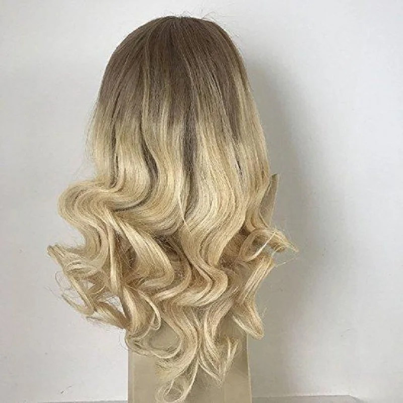 Full Shine Balayage Lace Front Hair Wig Ombre Color #6 Fading To 613 Blonde 100% Remy Human Hair Lace Front Wig With Baby Hair
Full Shine Balayage Lace Front Hair Wig Ombre Color #6 Fading To 613 Blonde 100% Remy Human Hair Lace Front Wig With Baby Hair