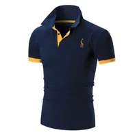 Brand Clothing New Men Polo Shirt Men Business & Casual Solid Male Polo Shirt Short Sleeve Breathable Polo Shirt image
