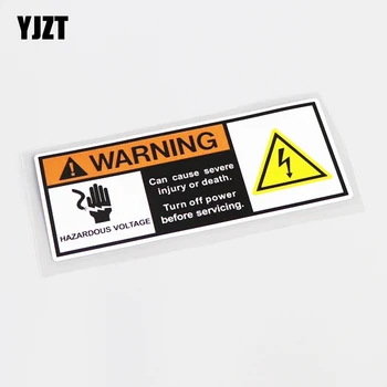 YJZT 14.7CM*5.8CM WARNING HAZARDOUS VOLTAGE Car Sticker Decal Waterproof PVC 13-0566
YJZT 14.7CM*5.8CM WARNING HAZARDOUS VOLTAGE Car Sticker Decal Waterproof PVC 13-0566