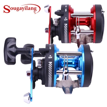 Sougayilang STH101AL Baitcasting Reel 5 Ball Bearings Carp Fishing Gear Bait Casting Fishing Reel Saltwater Fishing Reel Wheel
Sougayilang STH101AL Baitcasting Reel 5 Ball Bearings Carp Fishing Gear Bait Casting Fishing Reel Saltwater Fishing Reel Wheel