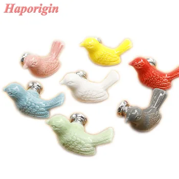 5xBird Ceramic Kitchen Cabinet Drawer Knobs Porcelain Creative Kids Bedroom Wardrobe Handles Furniture Dresser Cupboard Pulls
5xBird Ceramic Kitchen Cabinet Drawer Knobs Porcelain Creative Kids Bedroom Wardrobe Handles Furniture Dresser Cupboard Pulls