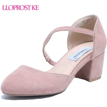 LLOPROST KE 2018 New Spring Summer Women Pumps Slip On Thick Heel Med Heel Shoes Woman Red Black Sweety Pumps Size 32-46 MY149
LLOPROST KE 2018 New Spring Summer Women Pumps Slip On Thick Heel Med Heel Shoes Woman Red Black Sweety Pumps Size 32-46 MY149