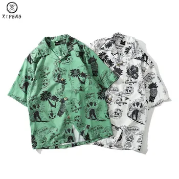 2019 Summer Mens Shirts Hawaiian Shirt Camisa Social Masculina Short Sleeve Casual Pineapple Shirts Slim Fit Chemises Homme
2019 Summer Mens Shirts Hawaiian Shirt Camisa Social Masculina Short Sleeve Casual Pineapple Shirts Slim Fit Chemises Homme