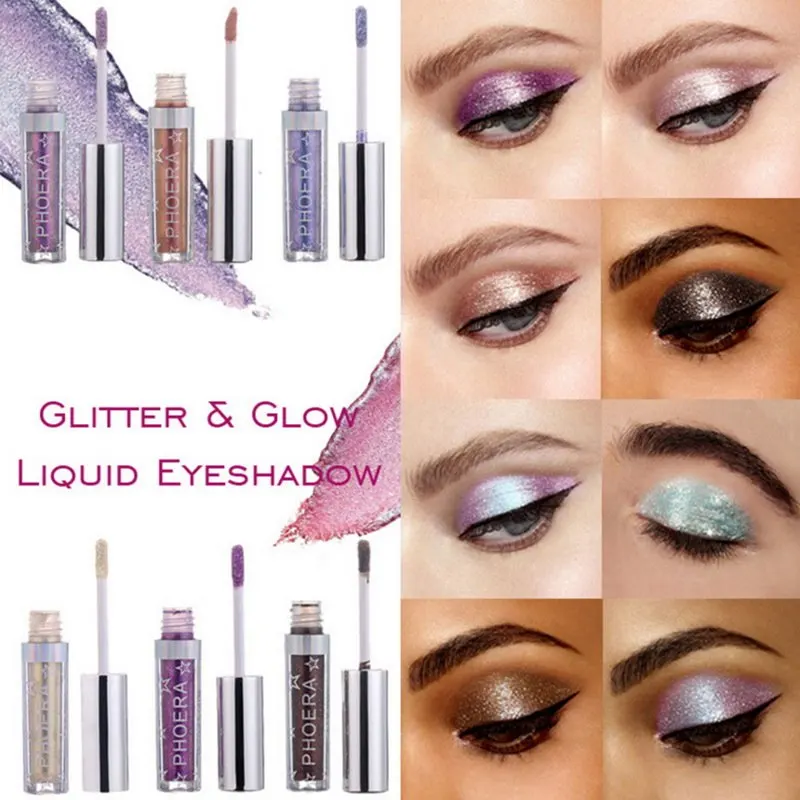 2/3pcs New Fashion Eye Shadow 12 Color Makeup Eye Shadow PHOERA Metals Glitter and Glow Liquid Eyeshadow Hot
2/3pcs New Fashion Eye Shadow 12 Color Makeup Eye Shadow PHOERA Metals Glitter and Glow Liquid Eyeshadow Hot