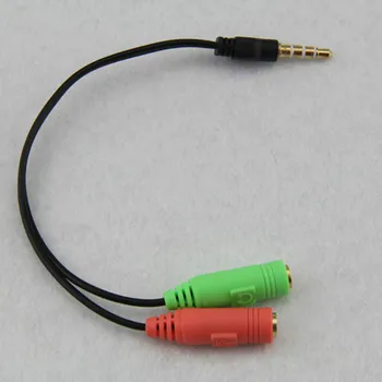 3.5mm Stereo Cable Male to 2 Female Headphone Mic Y Splitter Audio Cables for Speaker Micphone Smartphone 100pcs
3.5mm Stereo Cable Male to 2 Female Headphone Mic Y Splitter Audio Cables for Speaker Micphone Smartphone 100pcs