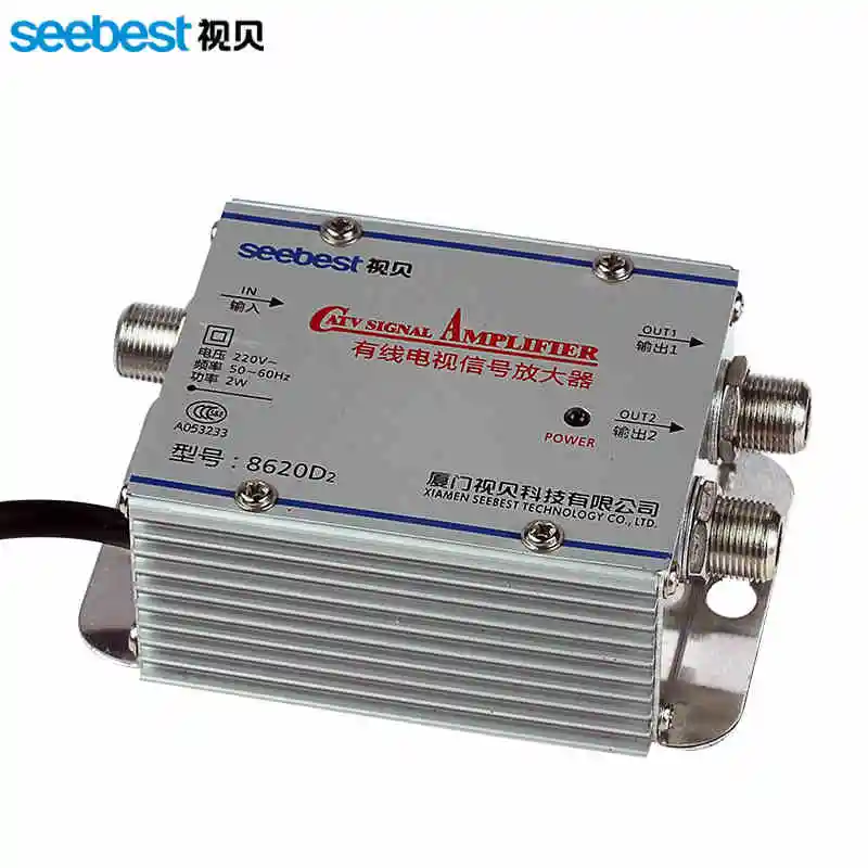 2017 NEW Seebest SB-8620D2 1 in 2 out TV signal amplifier 20db RF signal amplifie Antenna signal amplifier LNA for TV
2017 NEW Seebest SB-8620D2 1 in 2 out TV signal amplifier 20db RF signal amplifie Antenna signal amplifier LNA for TV